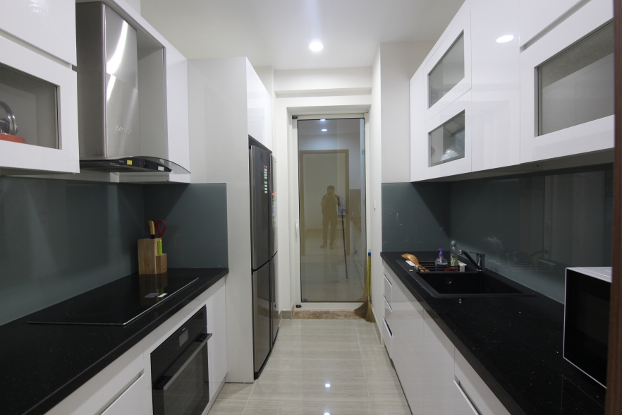 Three-bedroom apartment with full new furniture for rent in Ciputra, Tay Ho, Hanoi